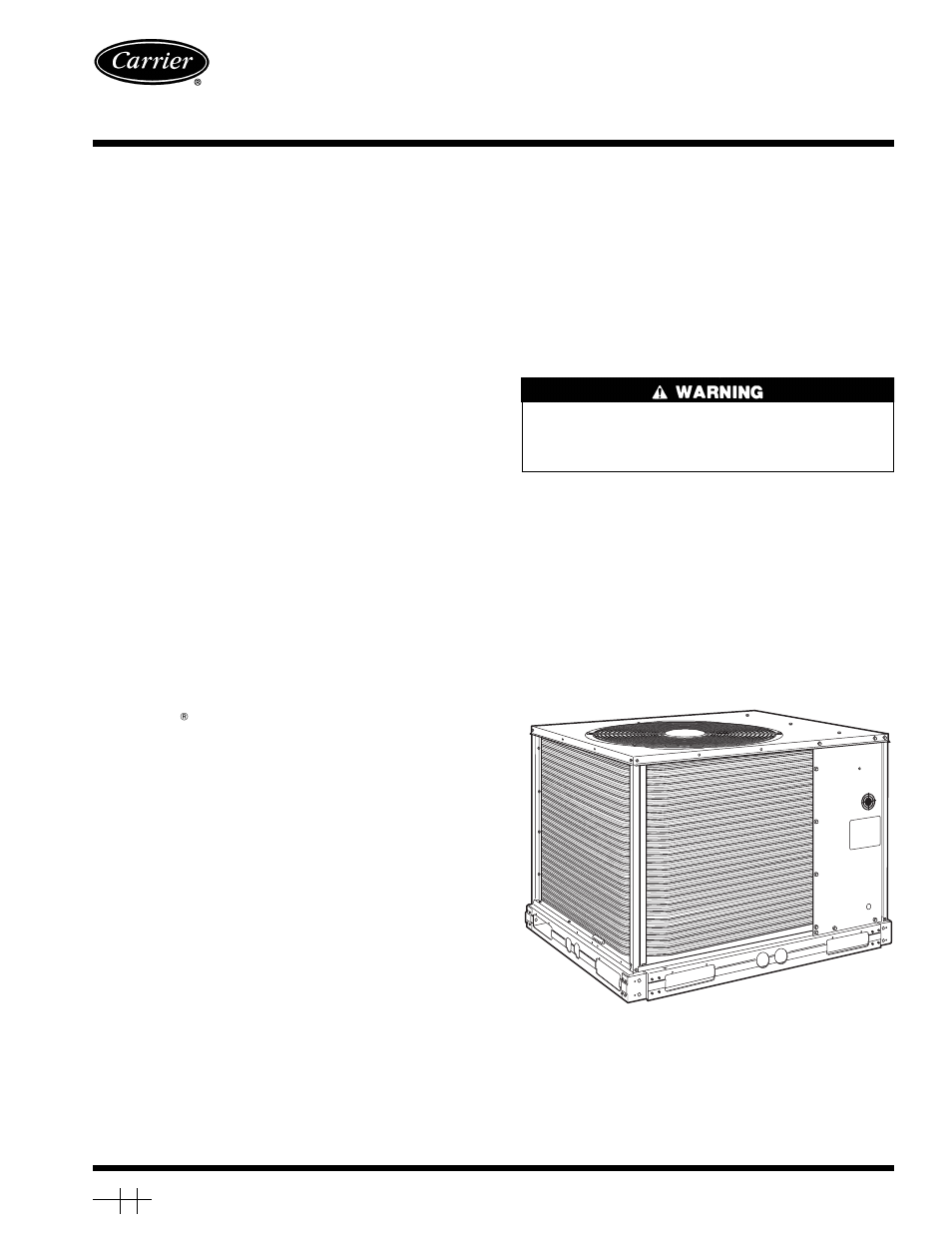 Carrier 38AK012 User Manual | 16 pages