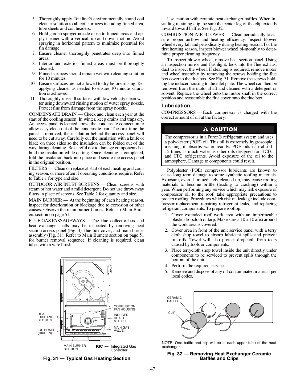 Carrier SINGLE PACKAGE ROOFTOP UNITS 48PG20-28 User Manual | Page 47 / 64