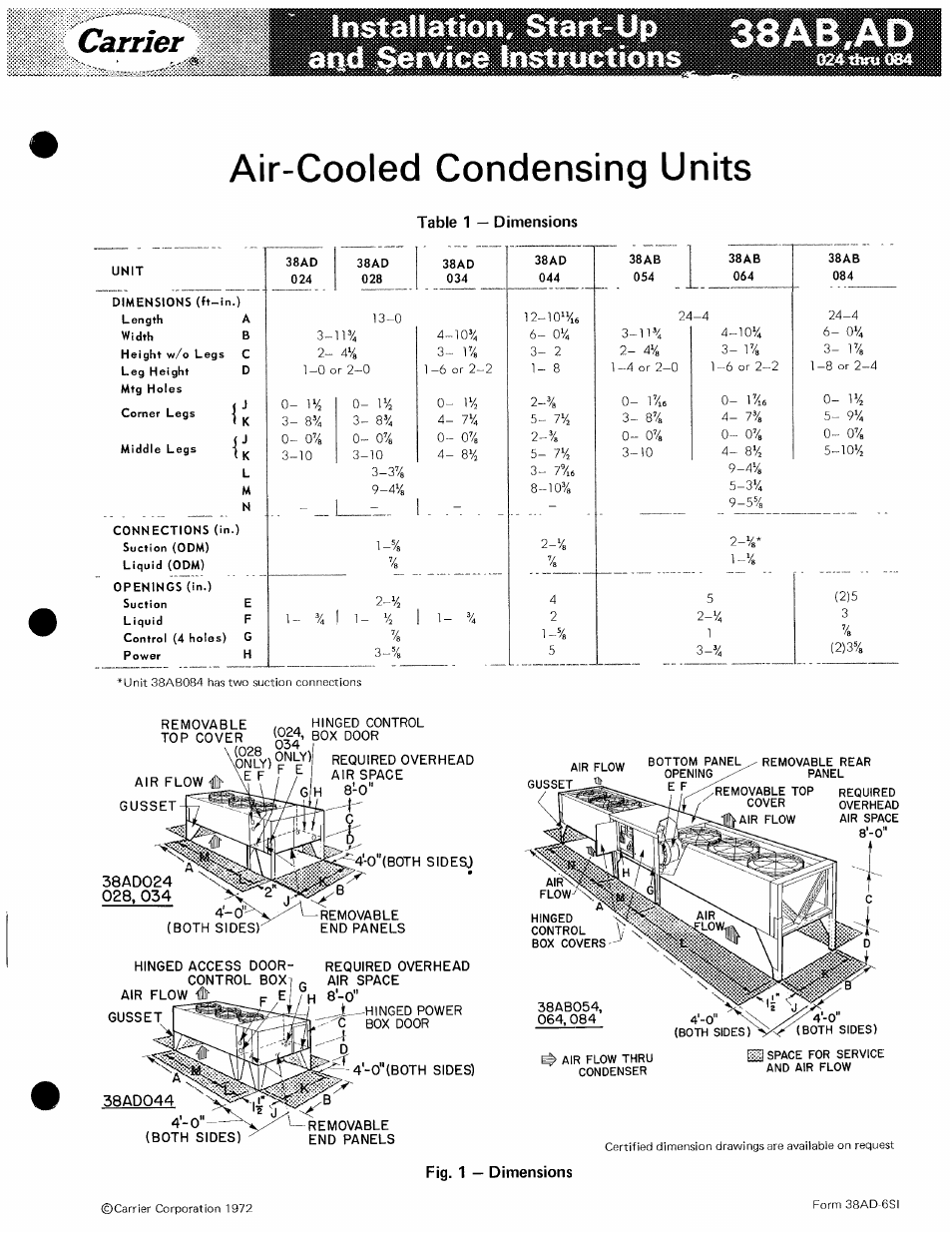 Carrier 38AD028   Carri38AD044 User Manual | 12 pages