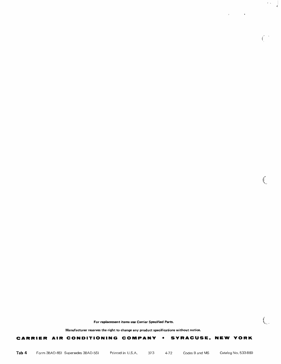 Carrier 38AD028   Carri38AD044 User Manual | Page 12 / 12