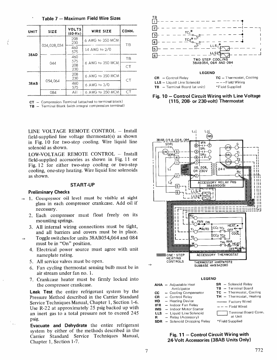 Start-up, J<d_ tc2, E-------------------------------- --"fea | L-ll, 3^- —-ii | Carrier 38AD028   Carri38AD044 User Manual | Page 7 / 12