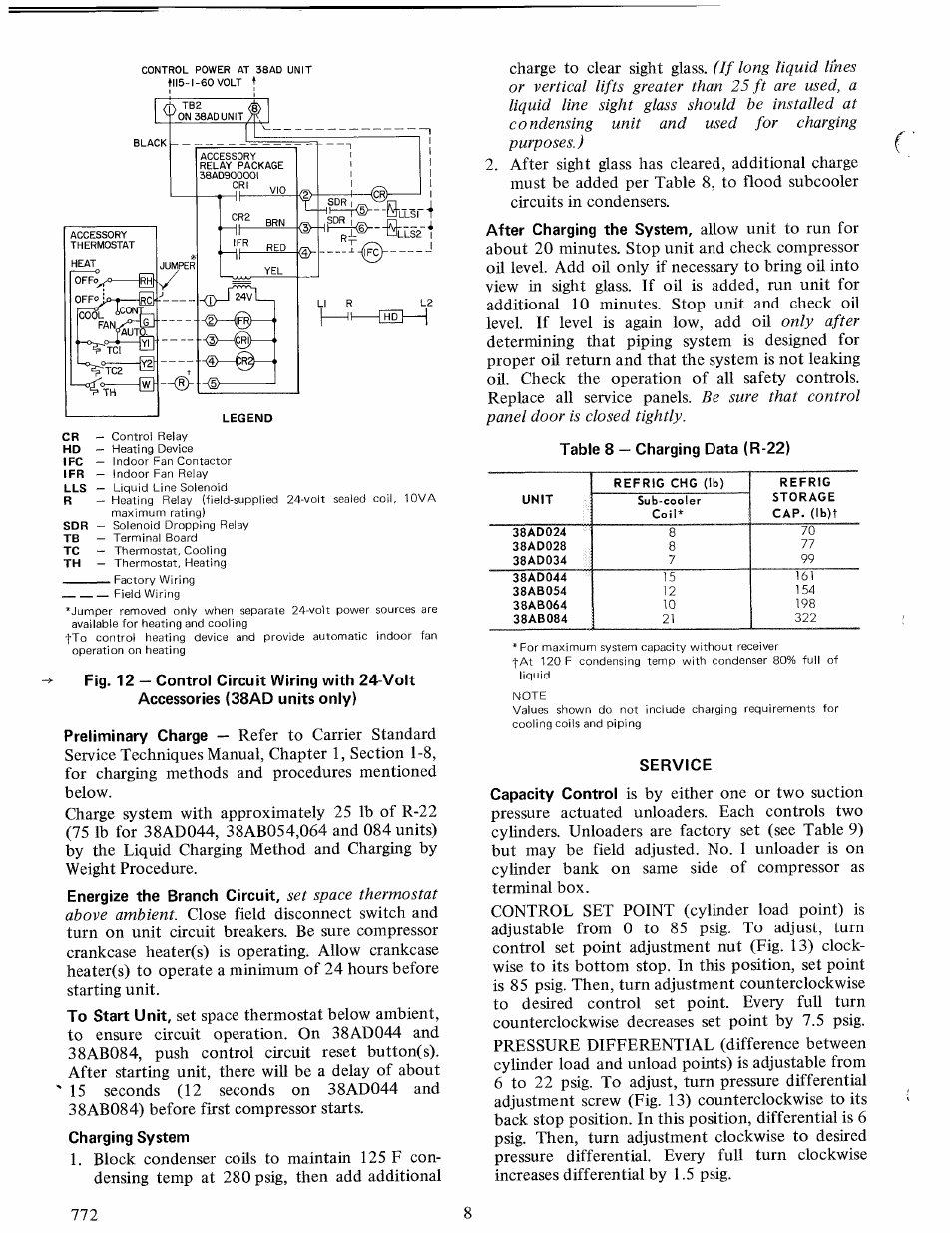 Service | Carrier 38AD028   Carri38AD044 User Manual | Page 8 / 12