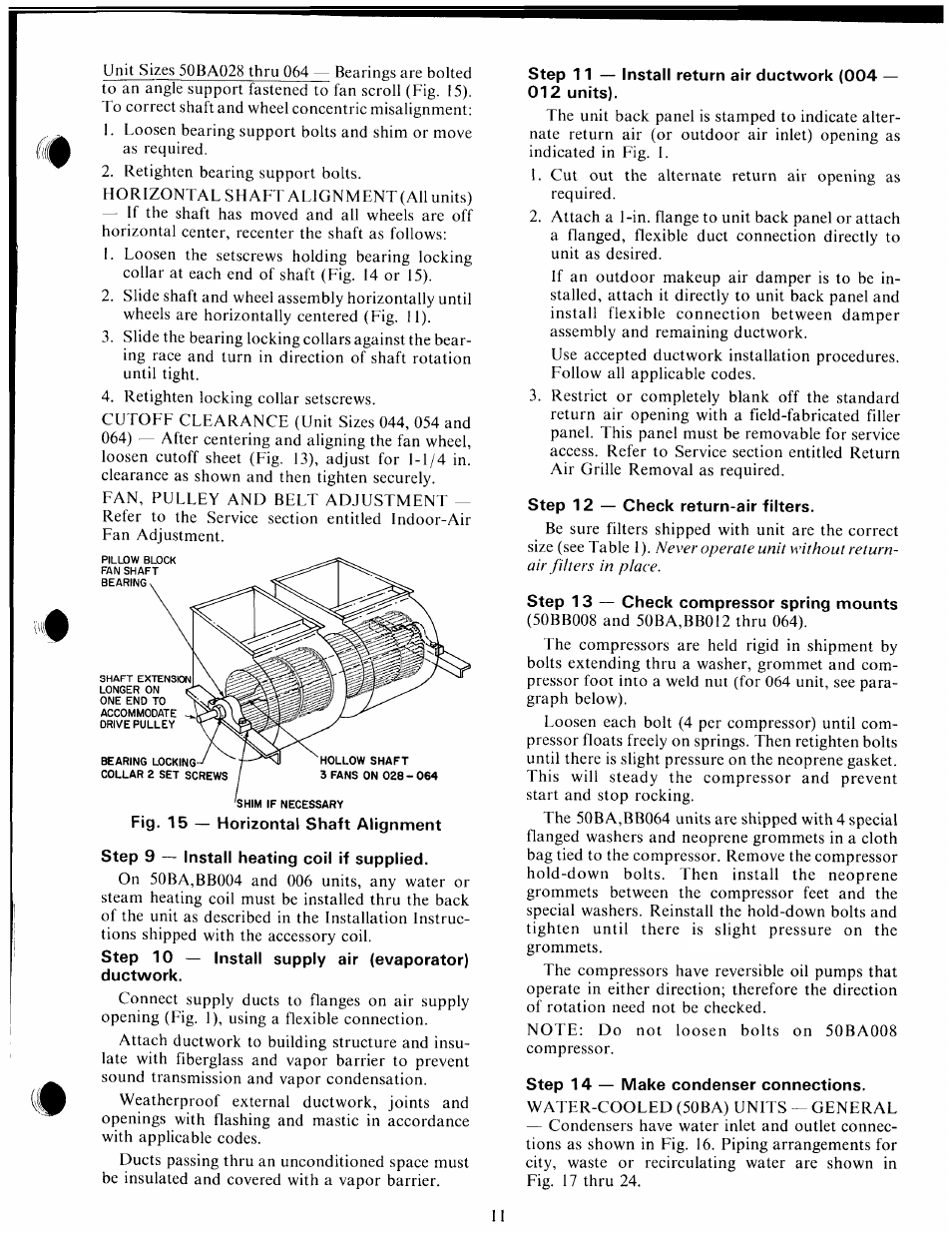 Carrier 50BA User Manual | Page 11 / 24