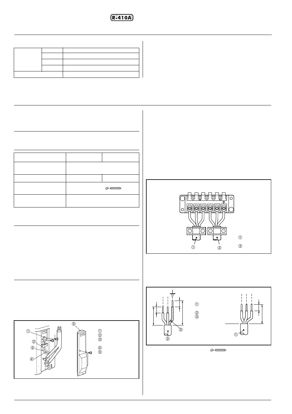 Evacuating, Electrical connections, Power cable and connecting cable | Valve handling precautions | Carrier XPOWER 38VYX080 User Manual | Page 11 / 14