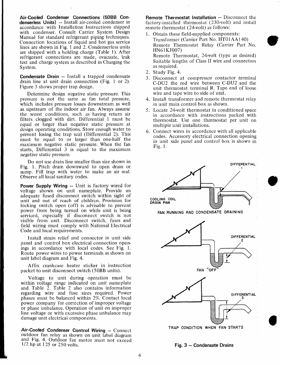 Carrier 50BA User Manual | Page 4 / 8