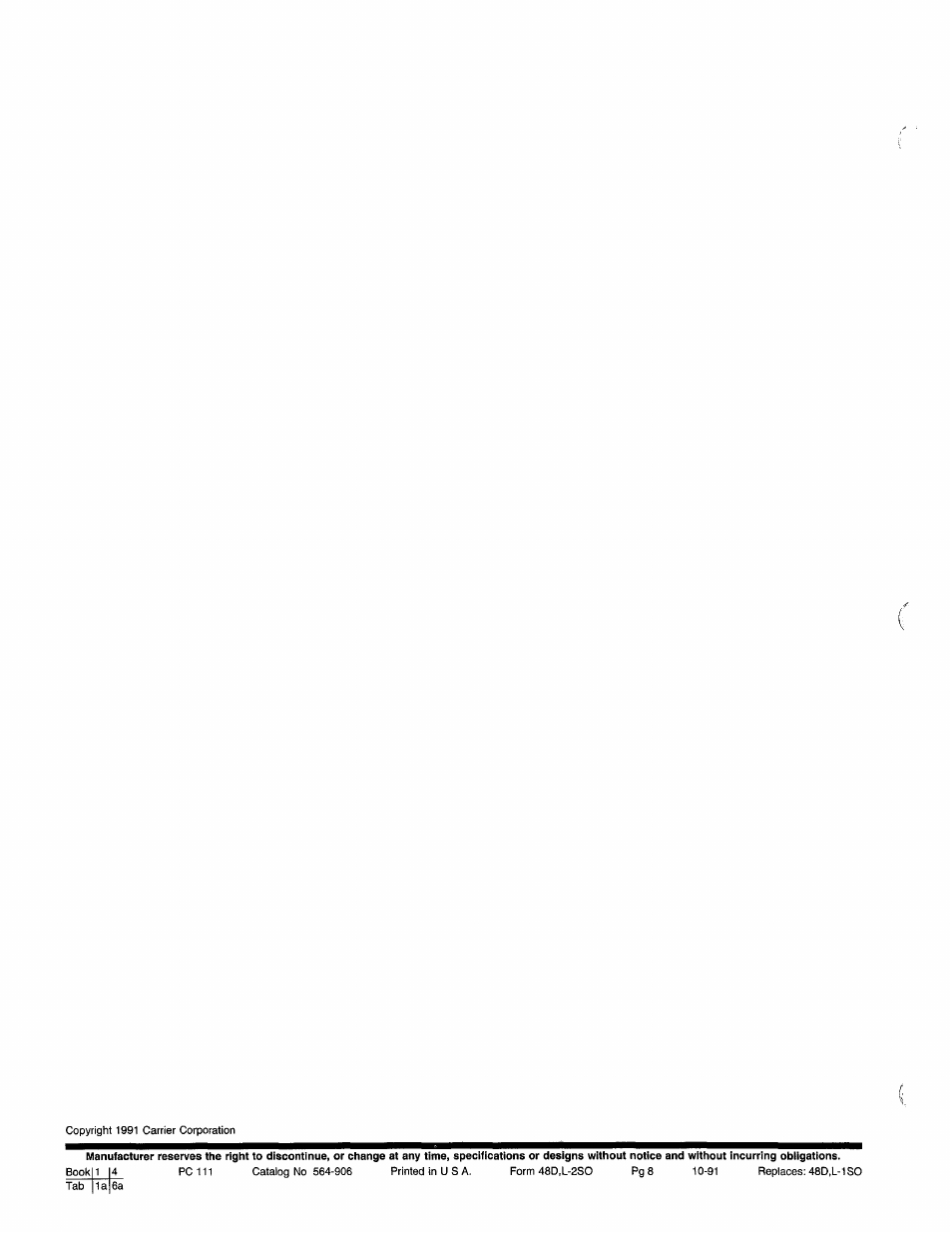 Carrier 48DJE User Manual | Page 8 / 8