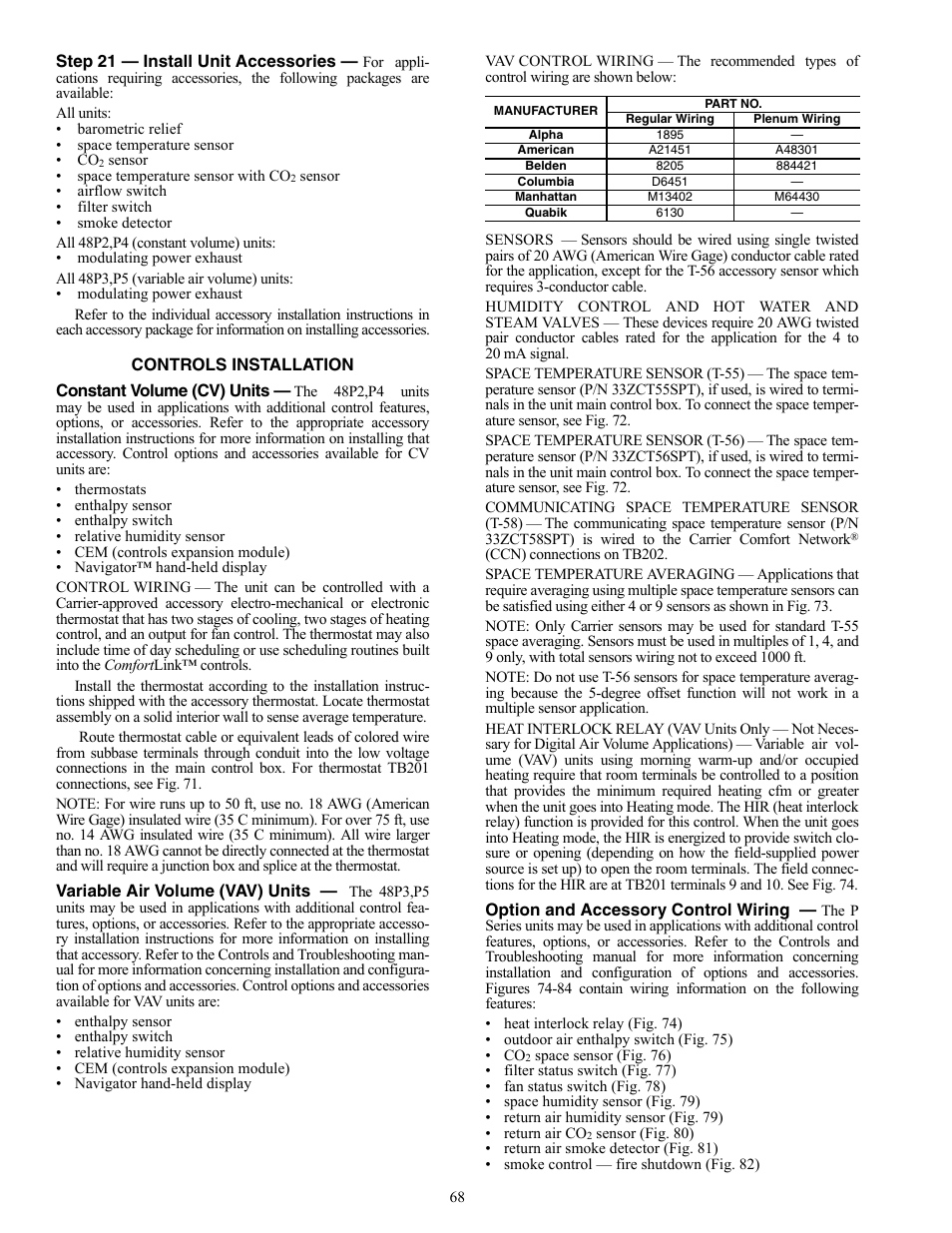 Carrier WEATHER MASTER 48P2 User Manual | Page 68 / 76