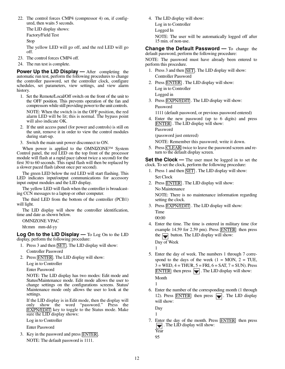 Carrier OMNIZONE 50XJ064-104 User Manual | Page 12 / 64