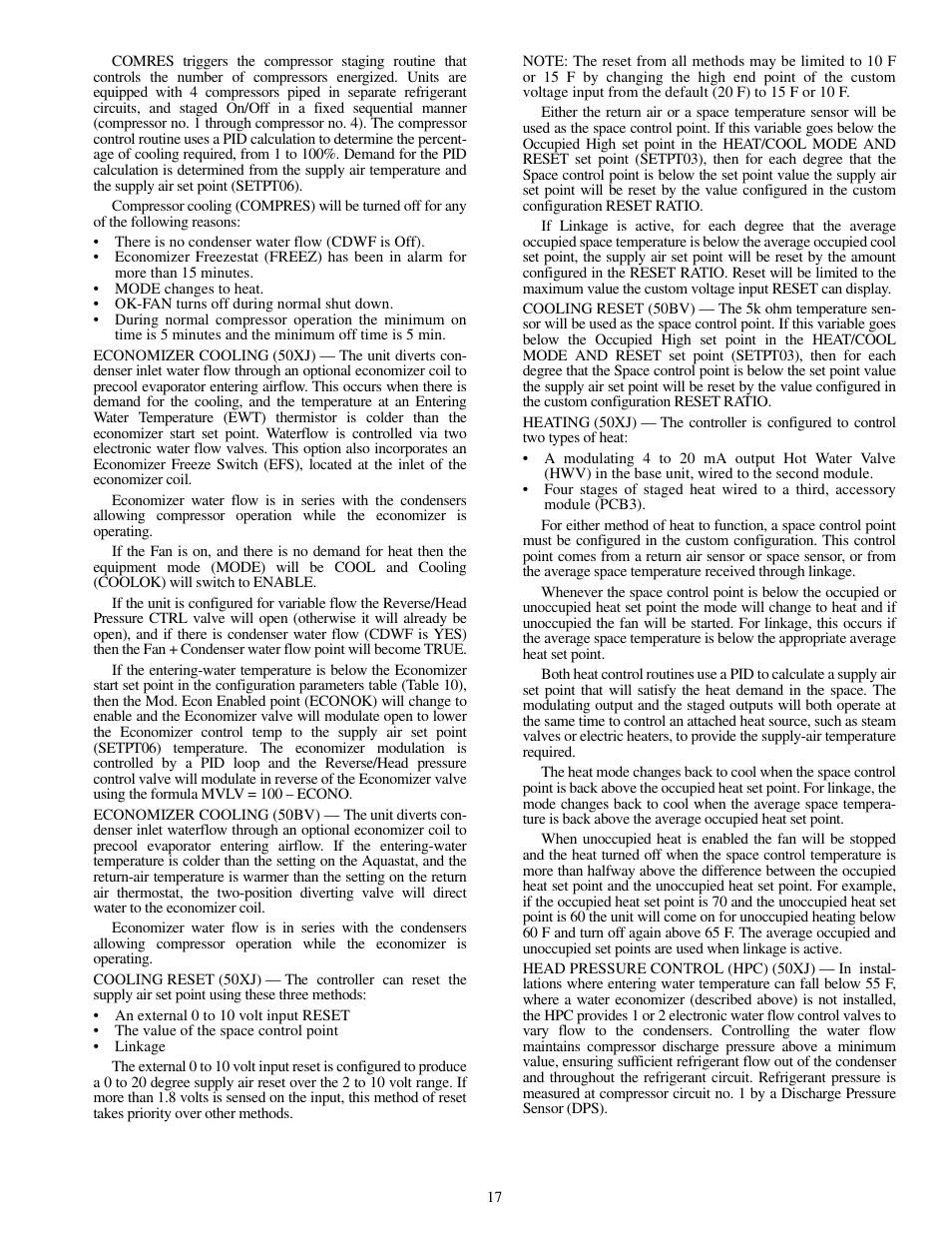 Carrier OMNIZONE 50XJ064-104 User Manual | Page 17 / 64