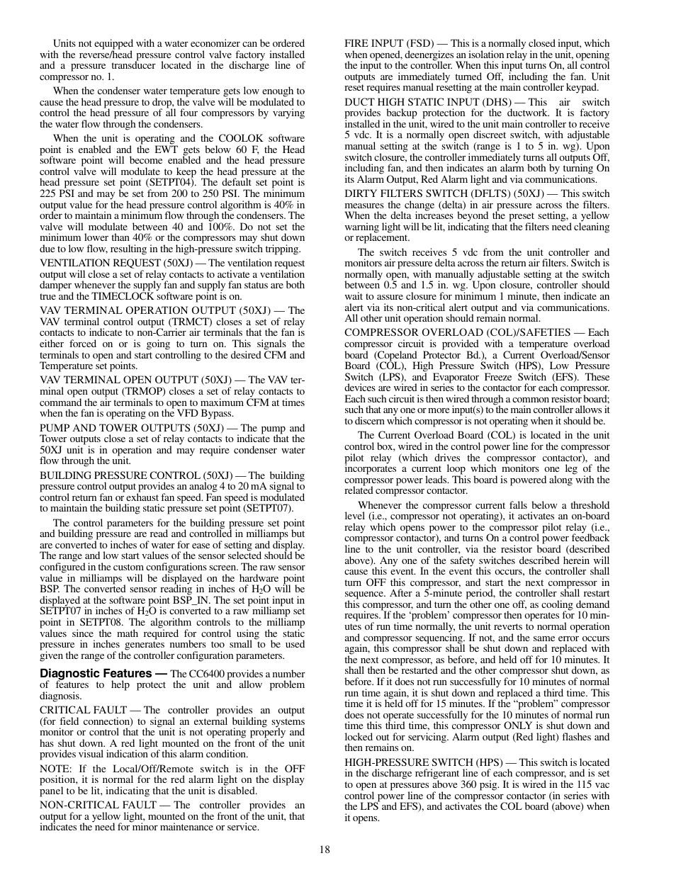 Carrier OMNIZONE 50XJ064-104 User Manual | Page 18 / 64