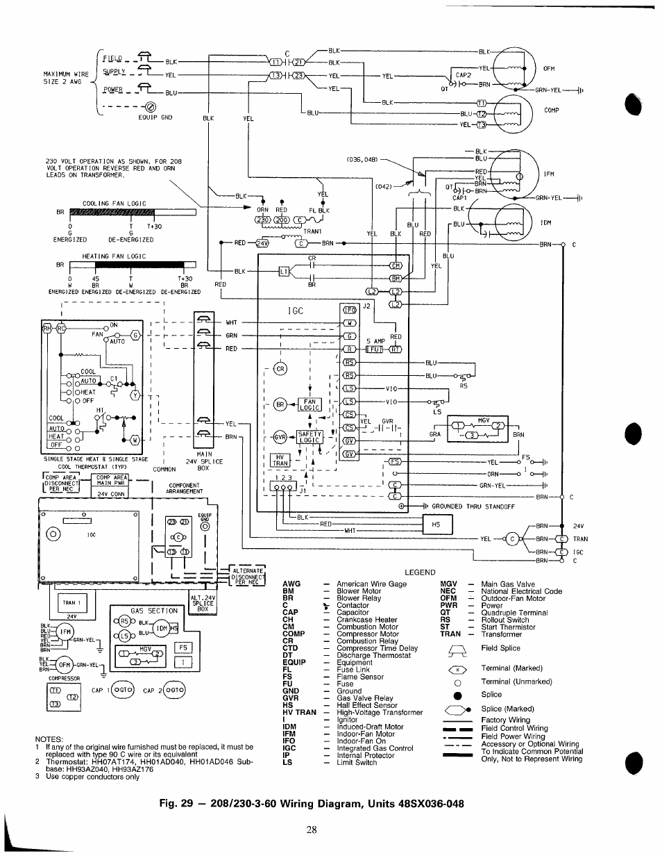 2^ <s, Q> <ü> blk, A>-vj | I> o | Carrier 48SX024-048 User Manual | Page 28 / 45