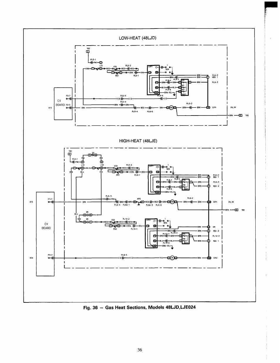 Carrier 50LJ User Manual | Page 36 / 38
