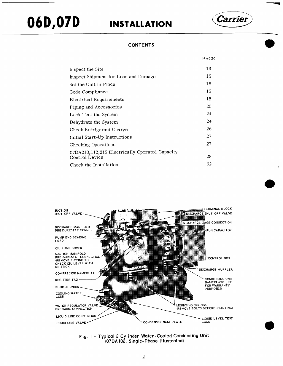 Carrier 07D User Manual | Page 2 / 32