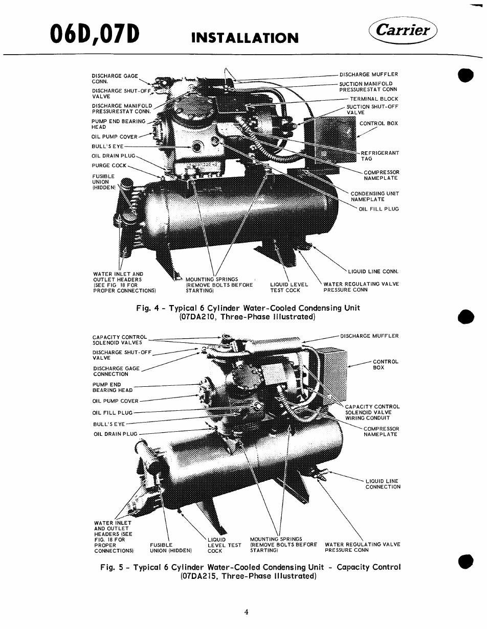 06d,07d, Installation | Carrier 07D User Manual | Page 4 / 32
