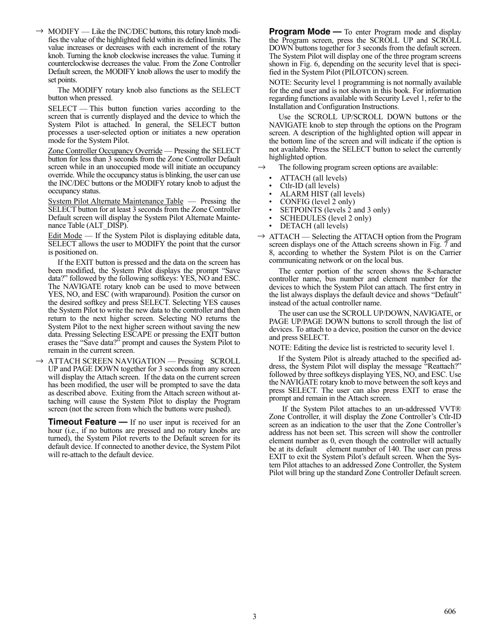 Carrier SYSTEM PILOT 33PILOT-01 User Manual | Page 3 / 8