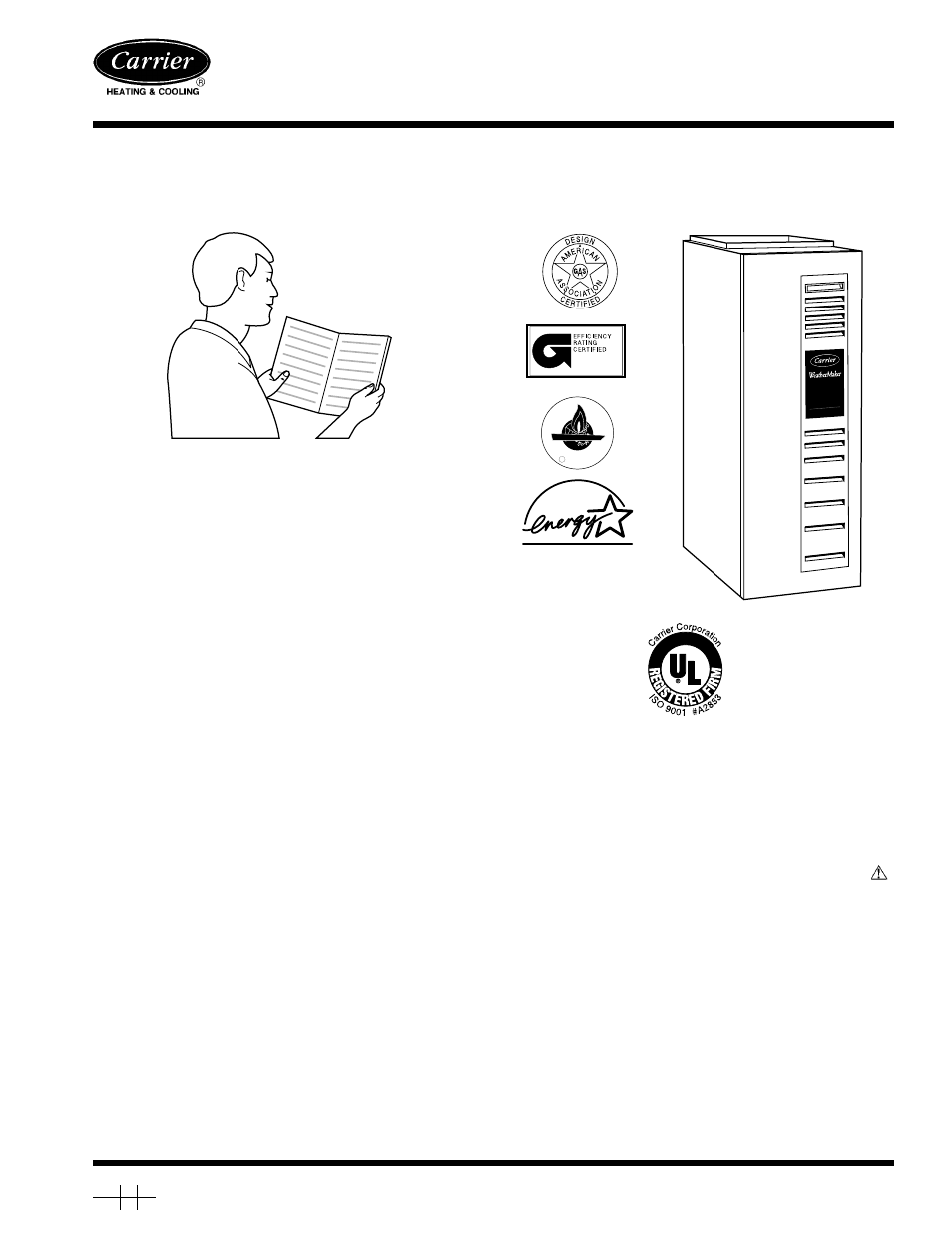 Carrier 4-WAY MULTIPOISE FIXED-CAPACITY DIRECT-VENT CONDENSING GAS FURNACE 58MXA User Manual | 16 pages