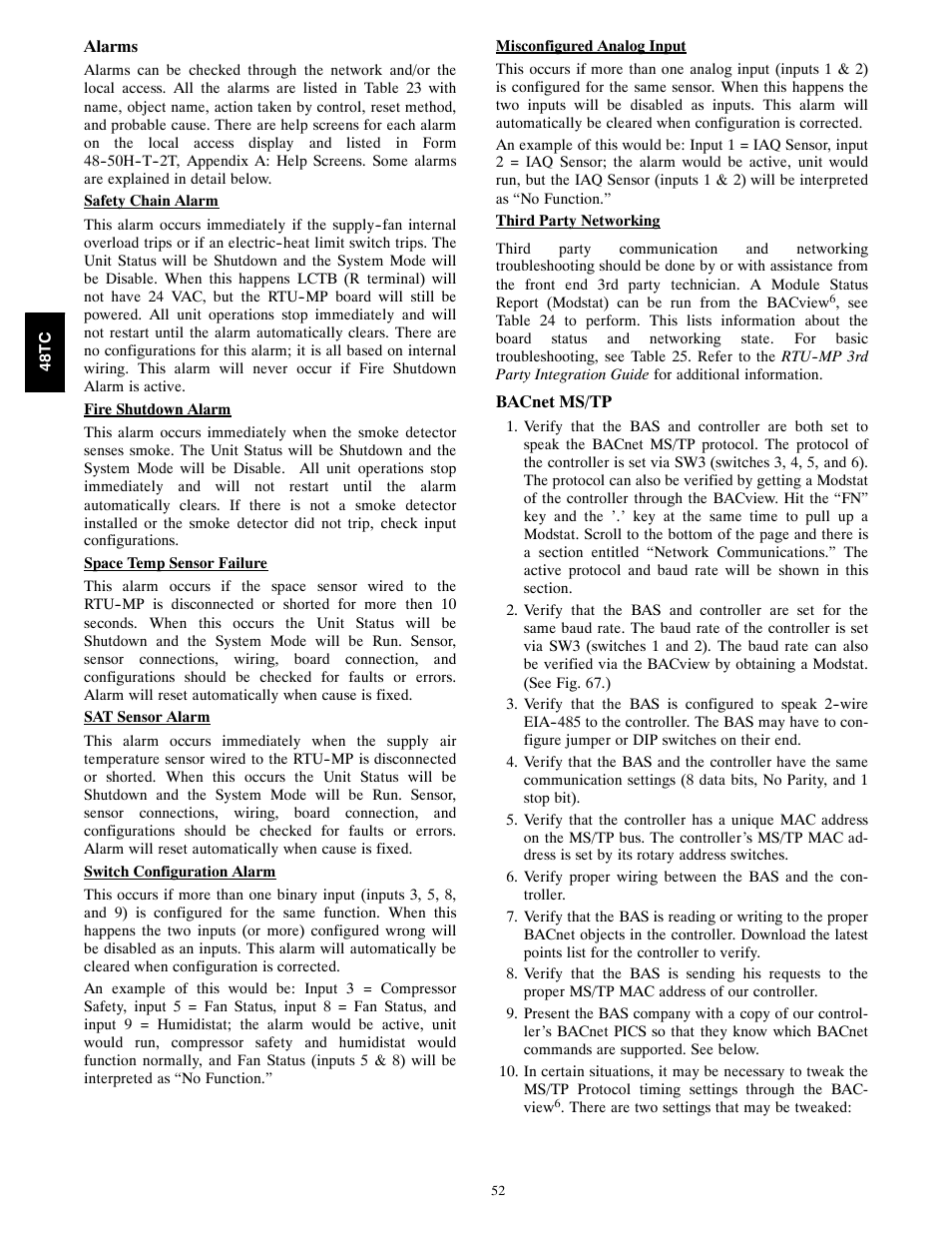 Carrier 48TCA04---A12 User Manual | Page 52 / 107