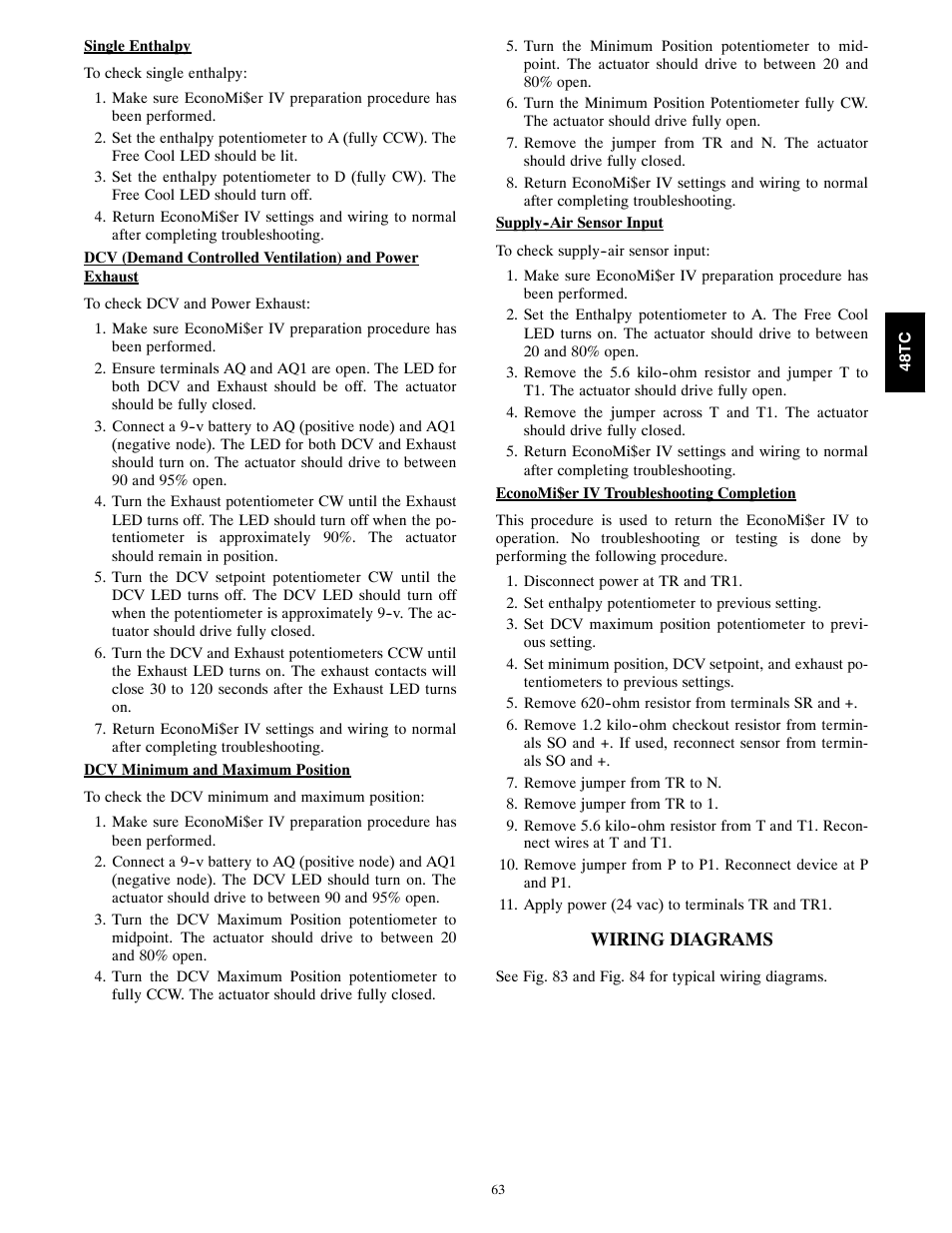 Carrier 48TCA04---A12 User Manual | Page 63 / 107