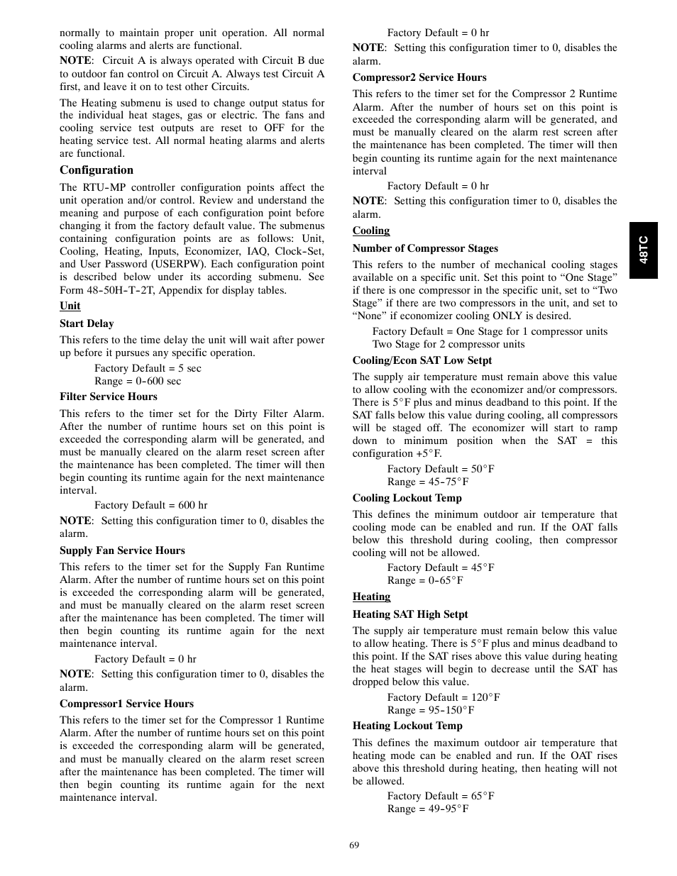 Carrier 48TCA04---A12 User Manual | Page 69 / 107