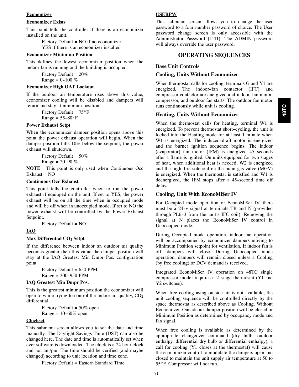 Carrier 48TCA04---A12 User Manual | Page 71 / 107