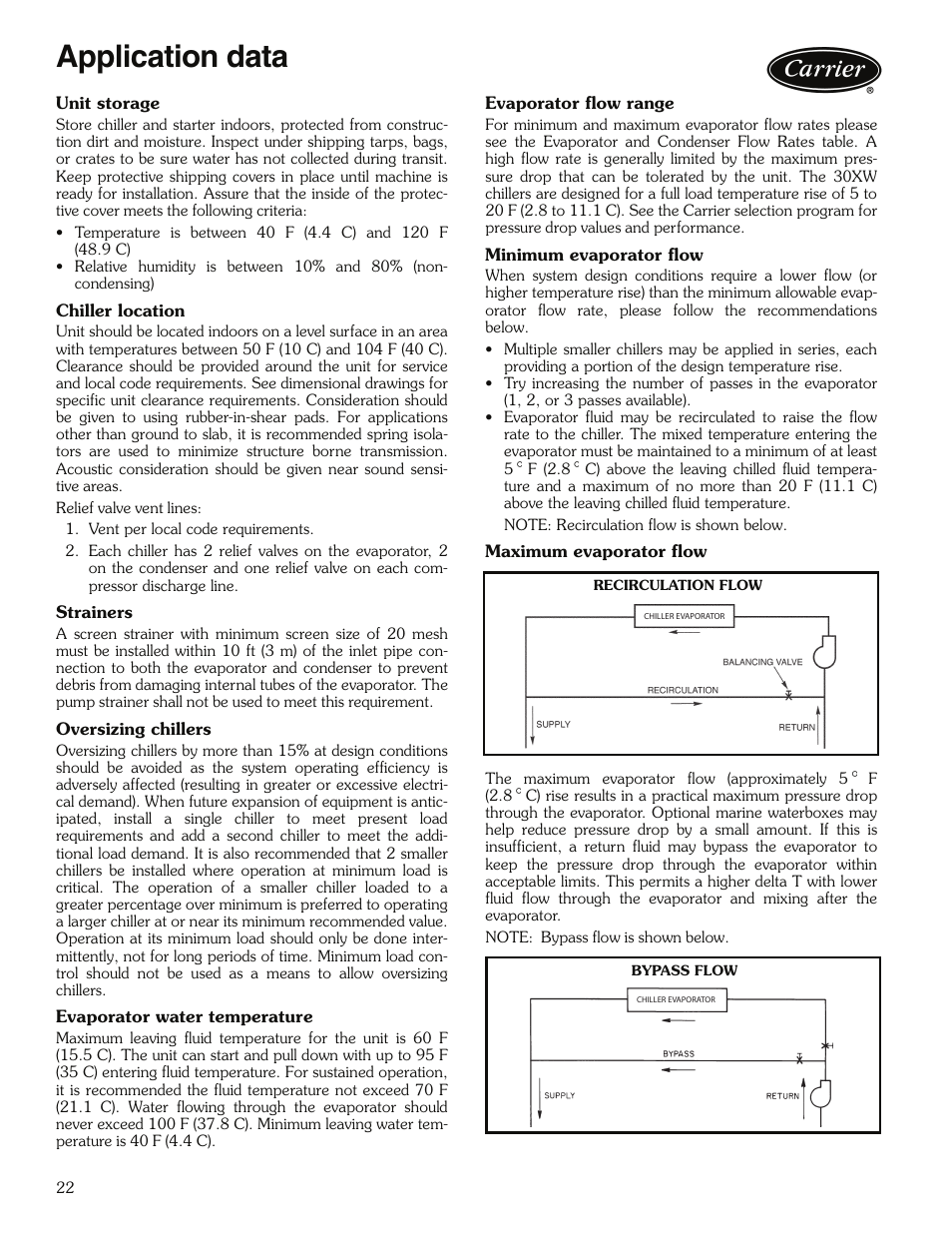 Application data, Application data -24 | Carrier 30XW325-400 User Manual | Page 22 / 32