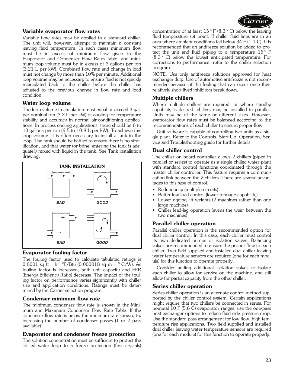 Carrier 30XW325-400 User Manual | Page 23 / 32