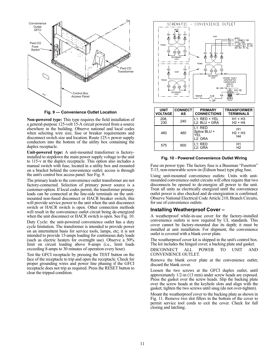 Carrier 38AUZ User Manual | Page 11 / 28