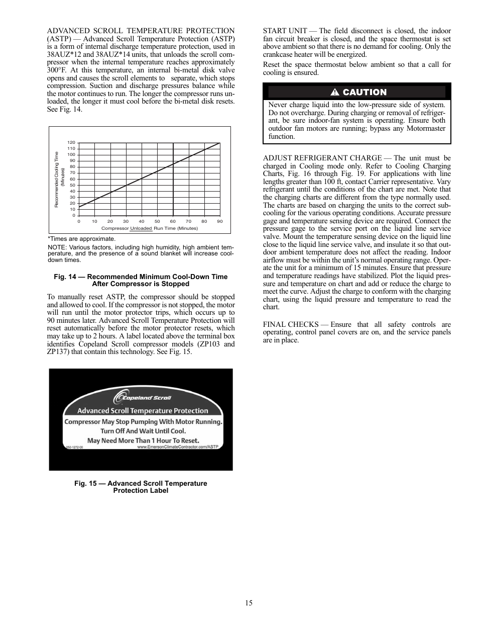 Carrier 38AUZ User Manual | Page 15 / 28