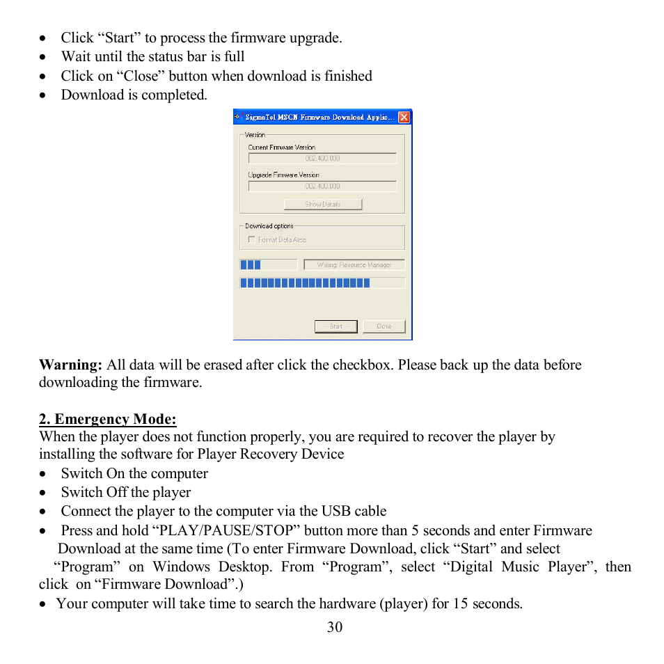 Hyundai H-F2562 User Manual | Page 30 / 74