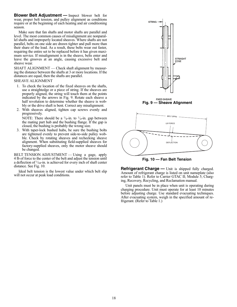 Carrier ROOMTOP 50AH024-096 User Manual | Page 18 / 20