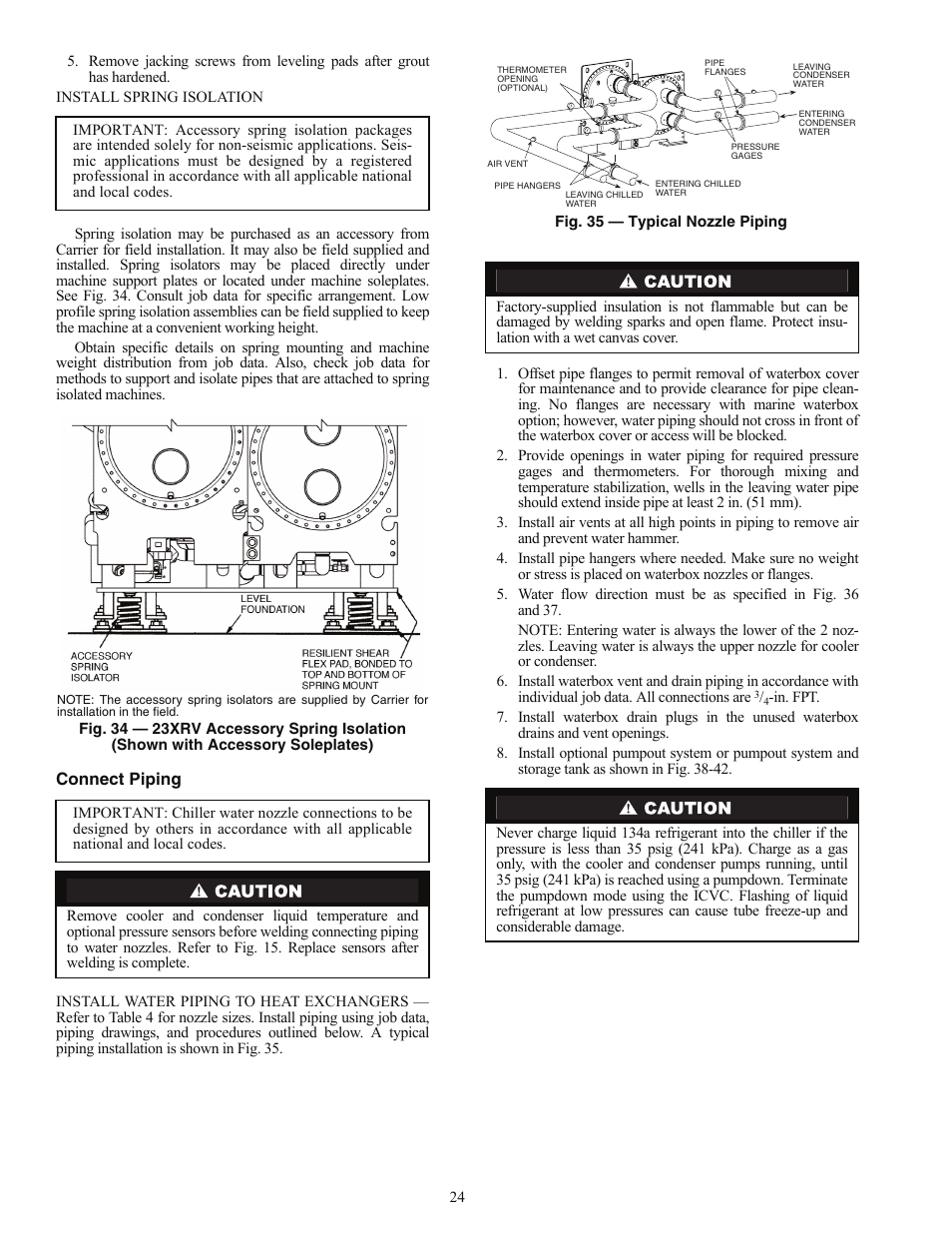 Carrier EVERGREEN HFC-134A User Manual | Page 24 / 52