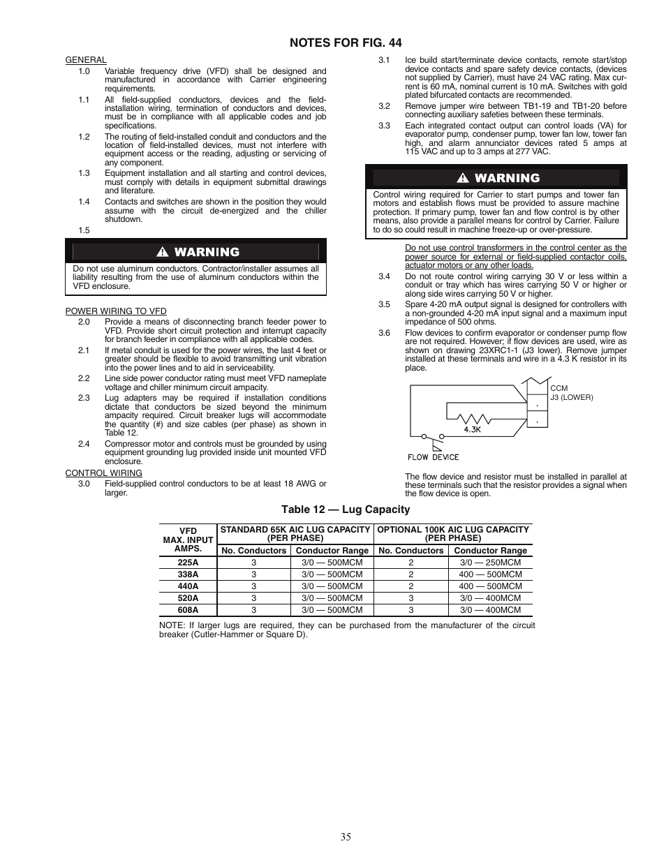 Carrier EVERGREEN HFC-134A User Manual | Page 35 / 52
