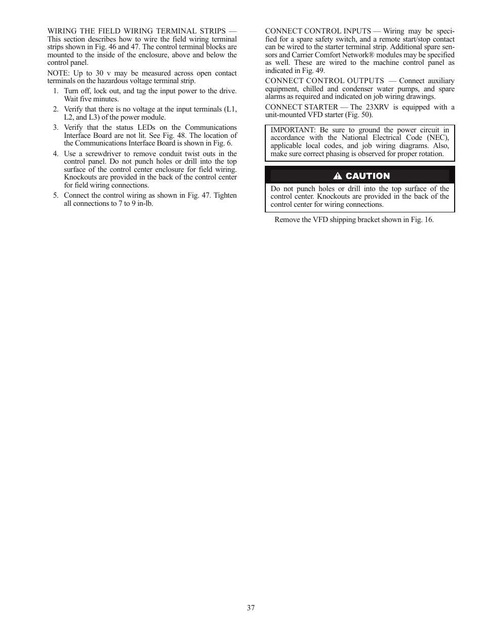 Carrier EVERGREEN HFC-134A User Manual | Page 37 / 52