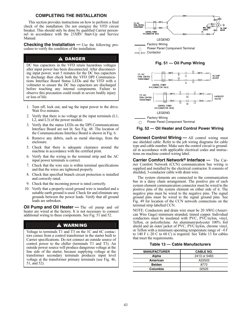 Carrier EVERGREEN HFC-134A User Manual | Page 43 / 52