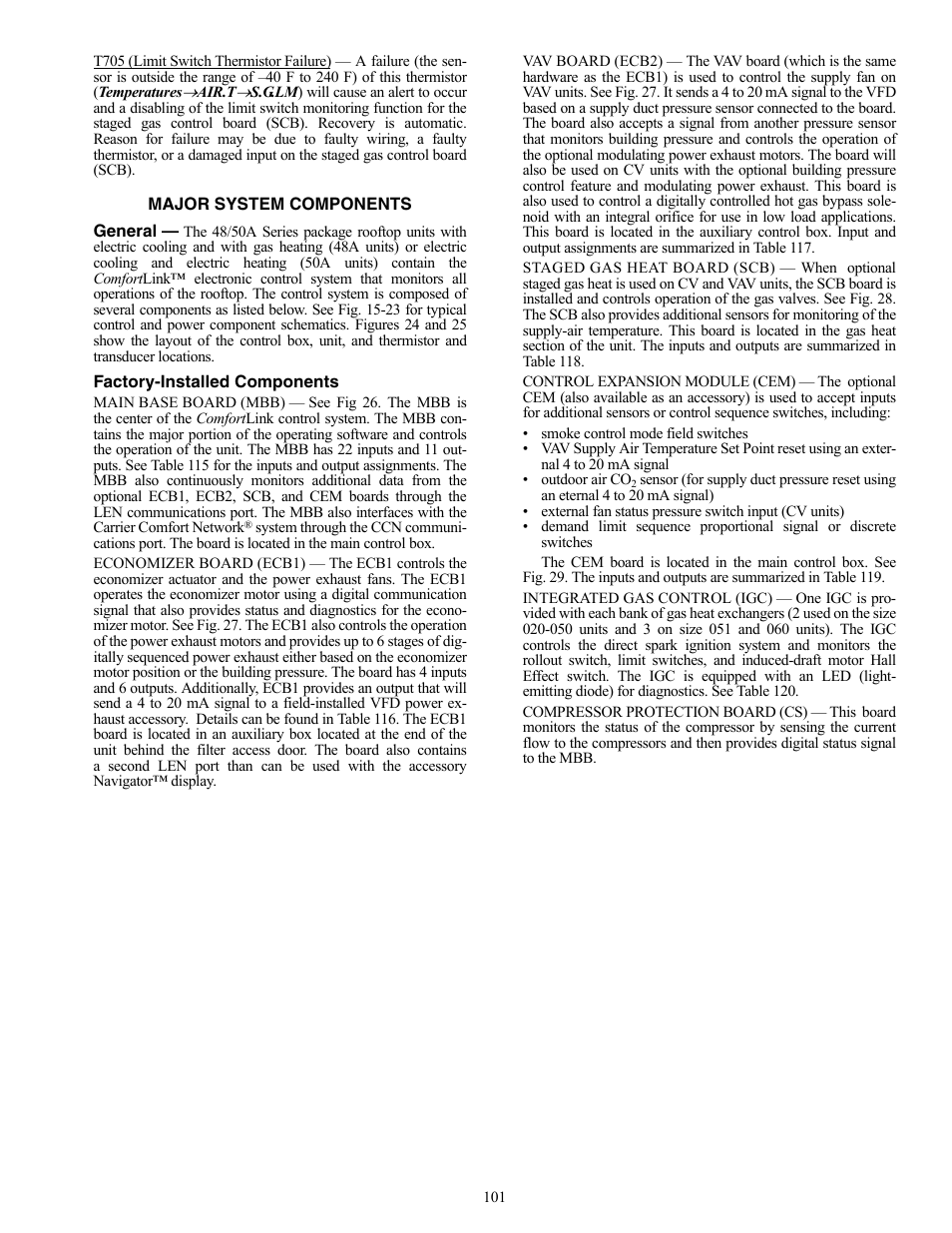 Carrier WEATHERMAKER 48/50AJ User Manual | Page 101 / 190