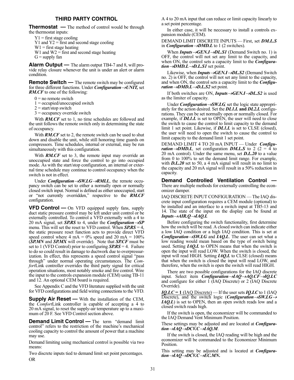 Carrier WEATHERMAKER 48/50AJ User Manual | Page 31 / 190