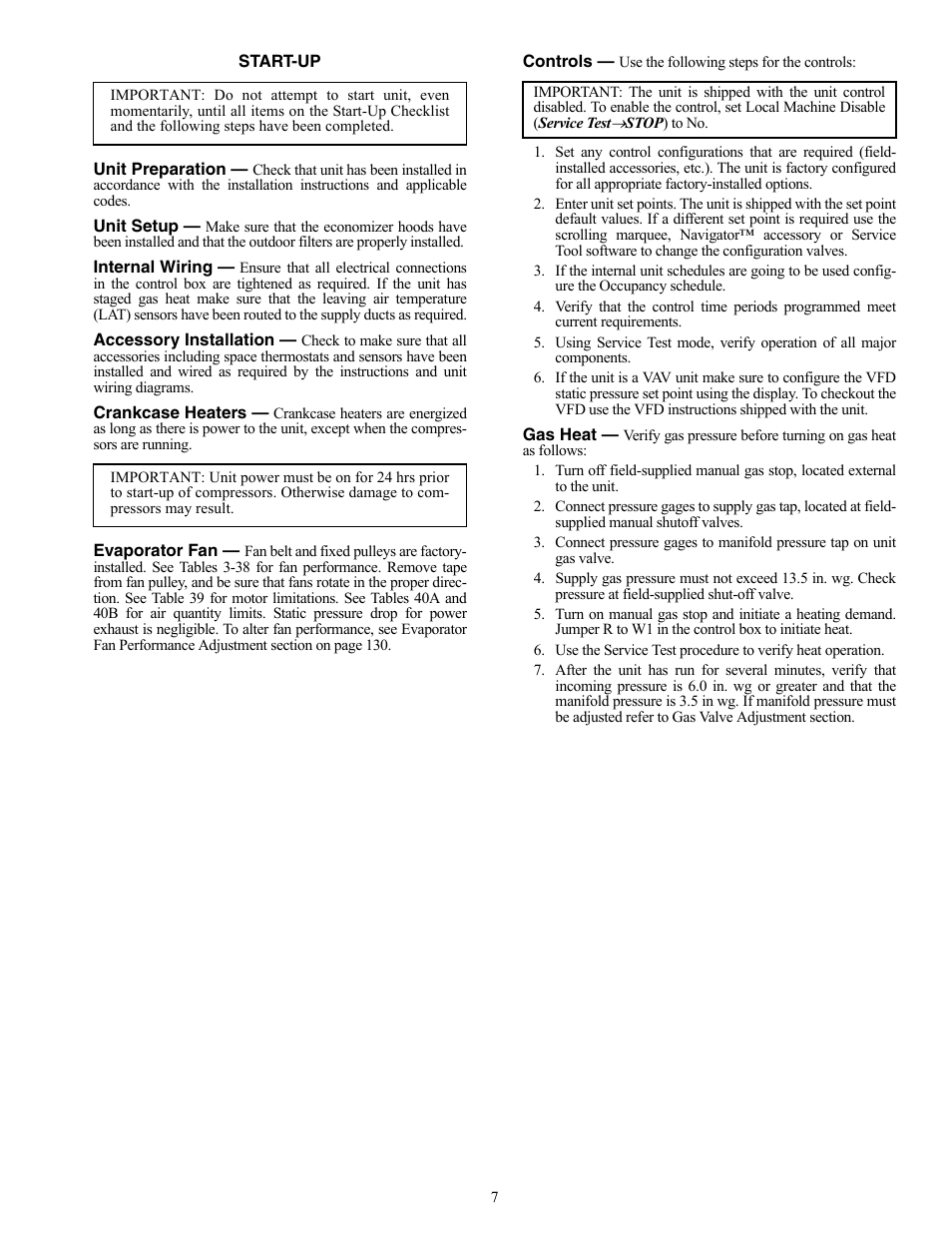 Carrier WEATHERMAKER 48/50AJ User Manual | Page 7 / 190