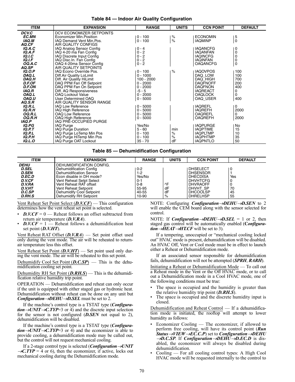 Carrier WEATHERMAKER 48/50AJ User Manual | Page 70 / 190