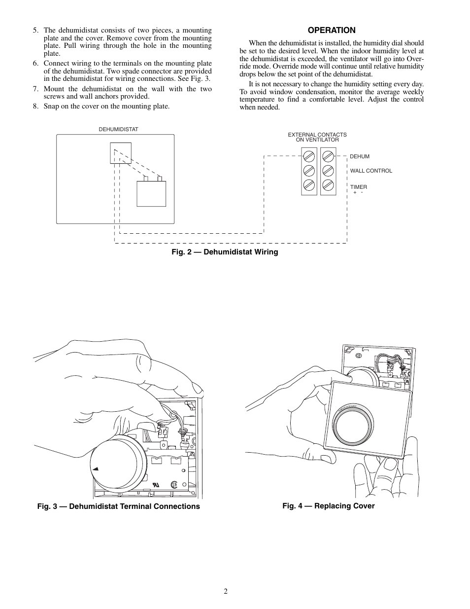 Carrier TOTALINE P707 User Manual | Page 2 / 4
