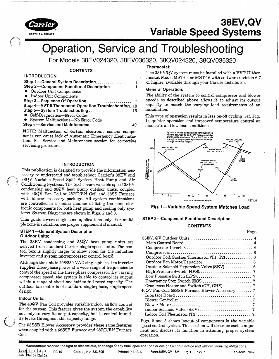 Carrier 38EV024320 User Manual | 52 pages
