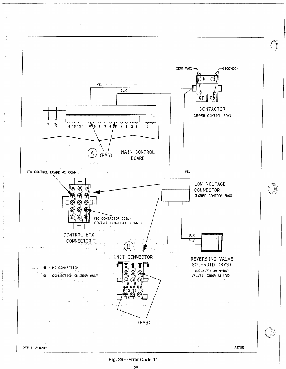 Unit connector, Reversing valve solenoid crvs) | Carrier 38EV024320 User Manual | Page 26 / 52