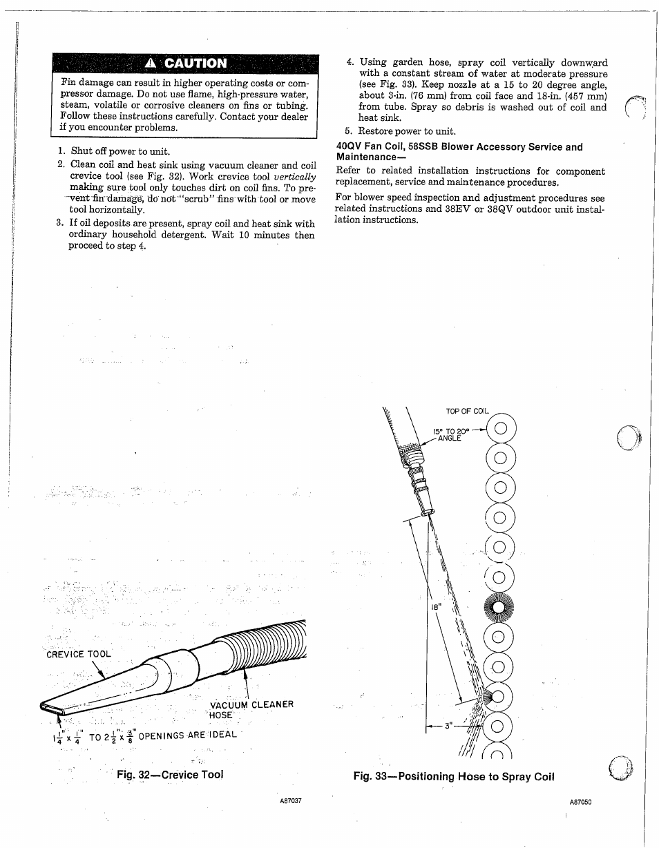 A caution | Carrier 38EV024320 User Manual | Page 44 / 52