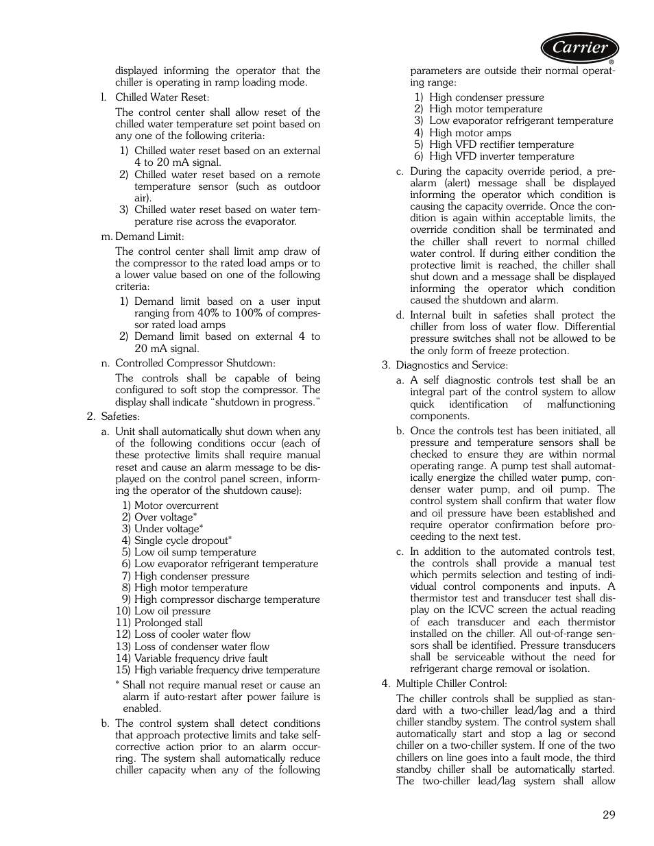 Carrier EVERGREEN 23XRV User Manual | Page 29 / 32