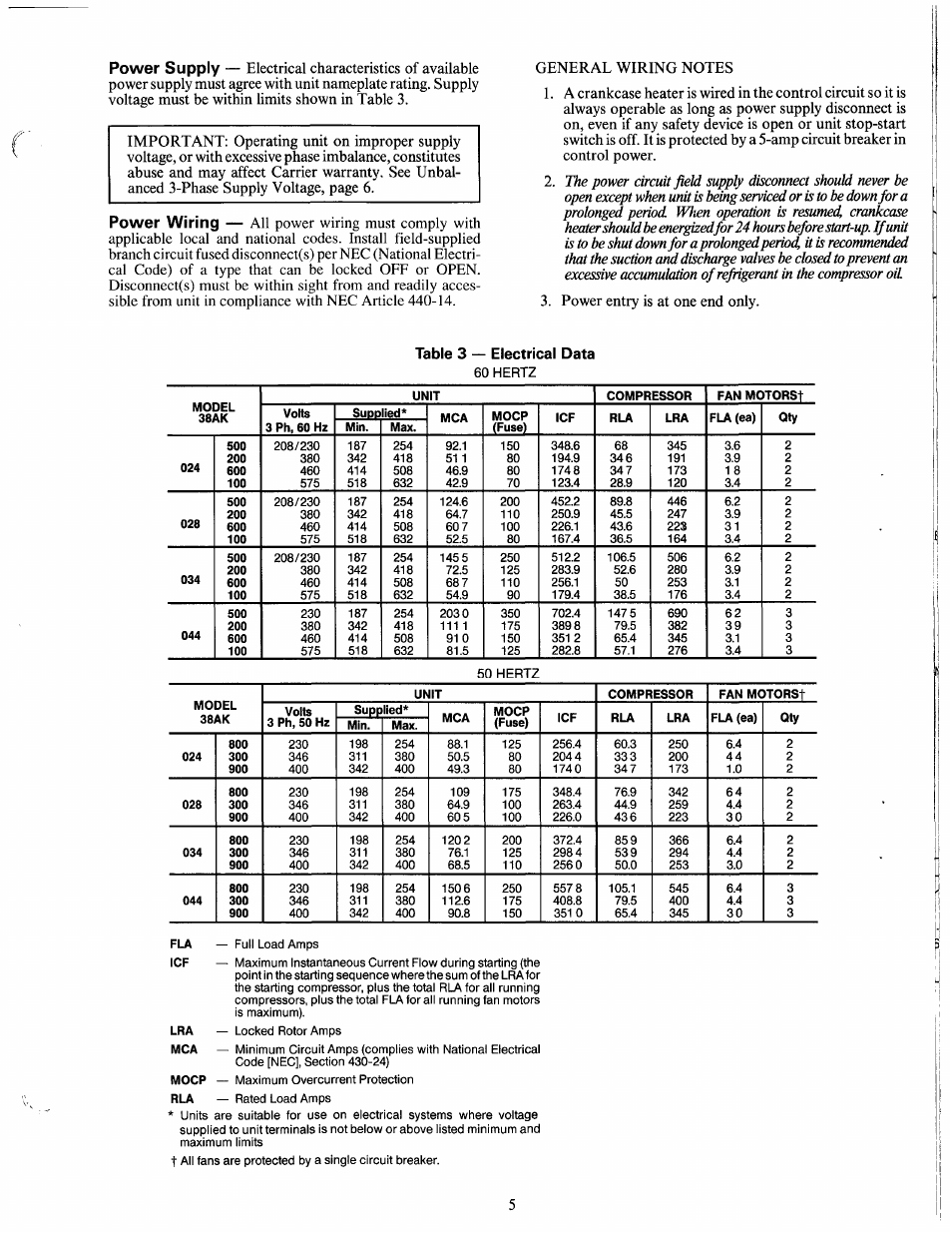 Carrier 38AK024-044 User Manual | Page 5 / 24