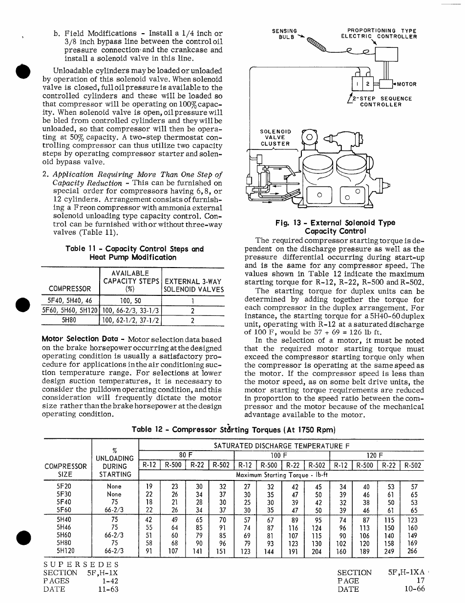 Fig. 13 - external solenoid type capacity control | Carrier 5H User Manual | Page 17 / 32