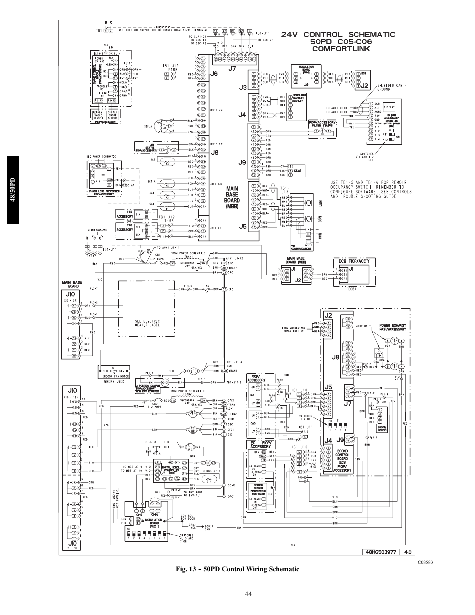 Carrier 48/50PD05 User Manual | Page 44 / 106