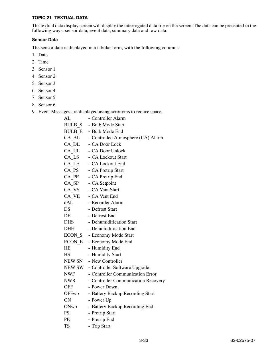 Carrier Container Refrigeration Unit User Manual | Page 50 / 60