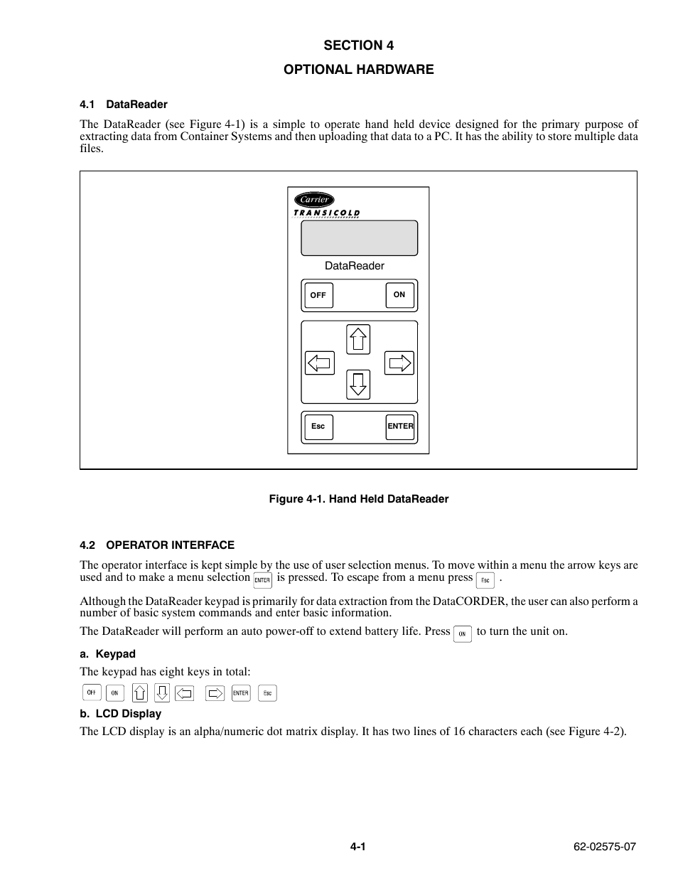 Carrier Container Refrigeration Unit User Manual | Page 56 / 60