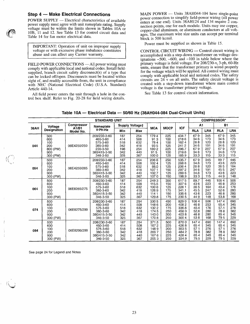 Carrier 38AH044-134 User Manual | Page 23 / 56