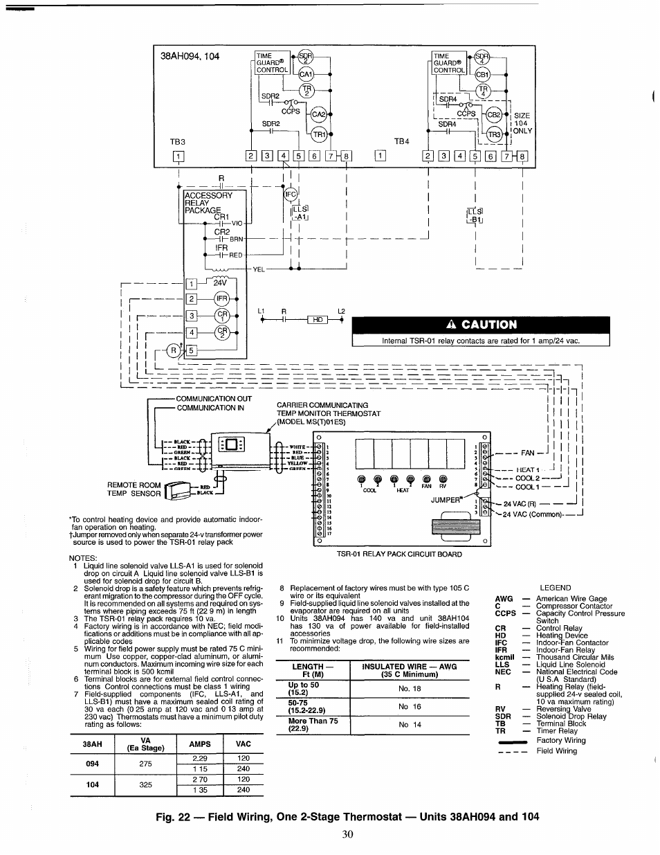 38ah094,104, Ih—ox, A caution | 0 ¿hi, Pau 0 h, I i i ! 0, Caution | Carrier 38AH044-134 User Manual | Page 30 / 56